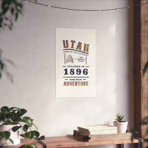 Utah Find Your Adventure Matte Vertical Posters