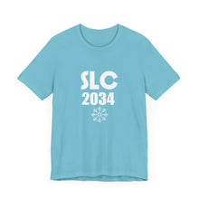 Load image into Gallery viewer, Salt Lake City 2034 Unisex Jersey Short Sleeve Tee
