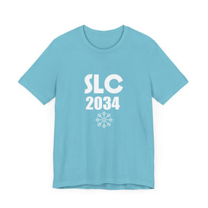 Salt Lake City 2034 Unisex Jersey Short Sleeve Tee