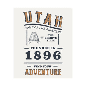 Utah Find Your Adventure Matte Vertical Posters