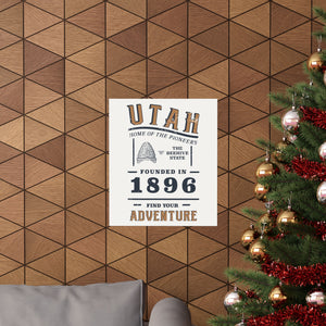 Utah Find Your Adventure Matte Vertical Posters