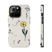 Load image into Gallery viewer, Flowers And Bees Tough Phone Cases
