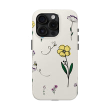 Load image into Gallery viewer, Flowers And Bees Tough Phone Cases
