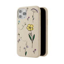 Load image into Gallery viewer, Flowers And Bees Biodegradable Cases
