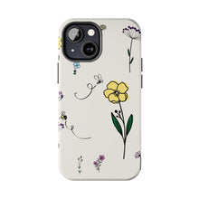 Load image into Gallery viewer, Flowers And Bees Tough Phone Cases
