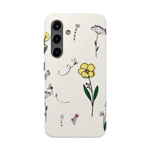 Load image into Gallery viewer, Flowers And Bees Tough Phone Cases
