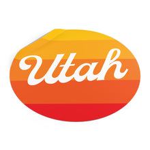 Load image into Gallery viewer, Utah Round Vinyl Stickers
