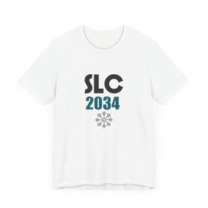 Salt Lake City 2034 Unisex Jersey Short Sleeve Tee