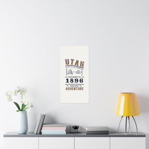 Utah Find Your Adventure Matte Vertical Posters