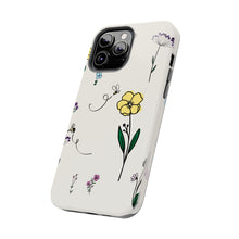 Load image into Gallery viewer, Flowers And Bees Tough Phone Cases
