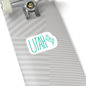 Utah Wildflower Kiss-Cut Stickers