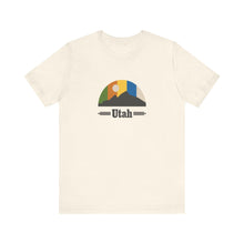 Load image into Gallery viewer, Utah Mountain Sky Unisex Jersey Short Sleeve Tee
