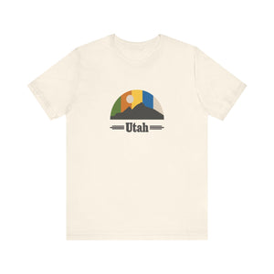 Utah Mountain Sky Unisex Jersey Short Sleeve Tee