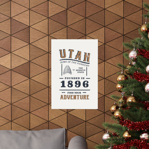 Utah Find Your Adventure Matte Vertical Posters