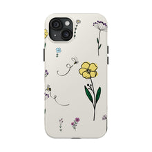 Load image into Gallery viewer, Flowers And Bees Tough Phone Cases
