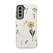 Load image into Gallery viewer, Flowers And Bees Tough Phone Cases
