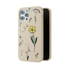 Load image into Gallery viewer, Flowers And Bees Biodegradable Cases
