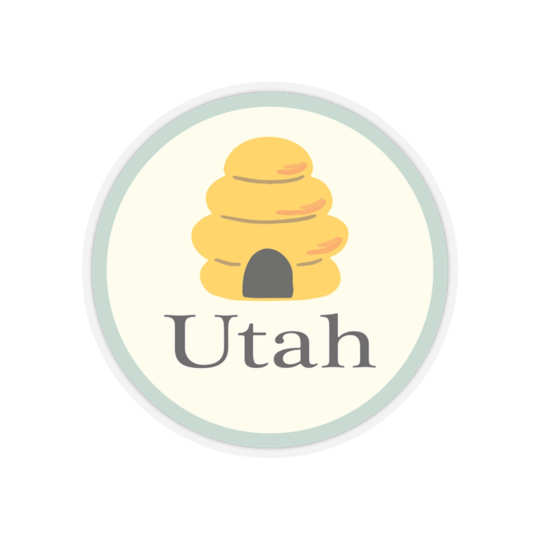 Utah Beehive Kiss-Cut Stickers