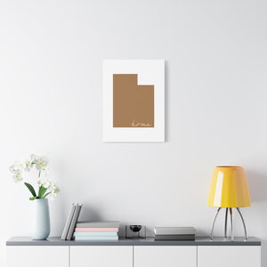 Utah Home Matte Canvas, Stretched, 1.25"