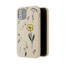 Load image into Gallery viewer, Flowers And Bees Biodegradable Cases
