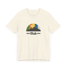 Load image into Gallery viewer, Utah Mountain Sky Unisex Jersey Short Sleeve Tee
