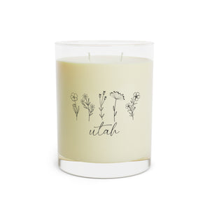 Utah Wildflower Scented Candle - Full Glass, 11oz