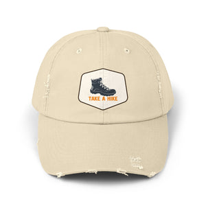 Take a Hike Unisex Distressed Cap