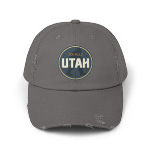 Totally Utah Bigfoot Unisex Distressed Cap