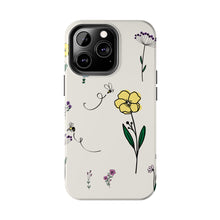 Load image into Gallery viewer, Flowers And Bees Tough Phone Cases
