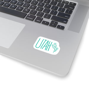 Utah Wildflower Kiss-Cut Stickers