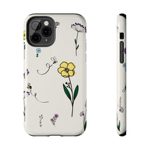 Load image into Gallery viewer, Flowers And Bees Tough Phone Cases
