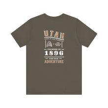 Load image into Gallery viewer, Utah Find Your Adventure Unisex Jersey Short Sleeve Tee
