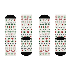 Utah Christmas Cushioned Crew Socks