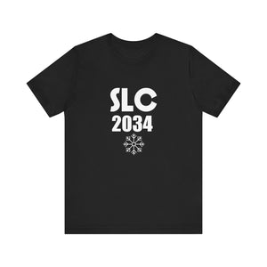 Salt Lake City 2034 Unisex Jersey Short Sleeve Tee