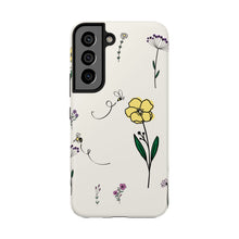 Load image into Gallery viewer, Flowers And Bees Tough Phone Cases
