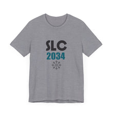 Load image into Gallery viewer, Salt Lake City 2034 Unisex Jersey Short Sleeve Tee
