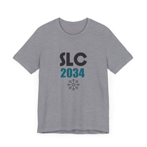 Salt Lake City 2034 Unisex Jersey Short Sleeve Tee