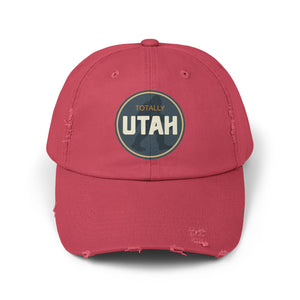 Totally Utah Bigfoot Unisex Distressed Cap