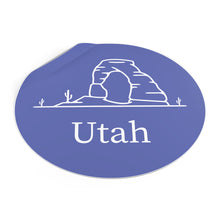 Load image into Gallery viewer, Utah Arch Round Vinyl Stickers
