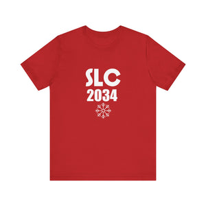 Salt Lake City 2034 Unisex Jersey Short Sleeve Tee