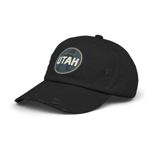 Totally Utah Bigfoot Unisex Distressed Cap