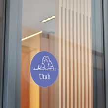 Load image into Gallery viewer, Utah Arch Round Vinyl Stickers
