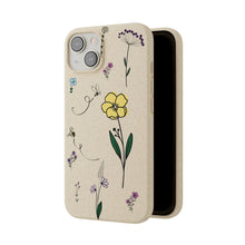 Load image into Gallery viewer, Flowers And Bees Biodegradable Cases
