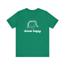 Load image into Gallery viewer, Choose Happy Unisex Jersey Short Sleeve Tee
