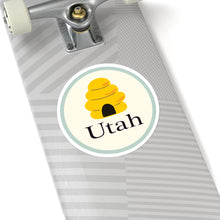 Load image into Gallery viewer, Utah Beehive Kiss-Cut Stickers
