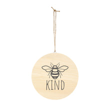 Load image into Gallery viewer, Bee Kind Wood Signs
