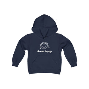 Choose Happy Youth Heavy Blend Hooded Sweatshirt