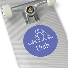 Load image into Gallery viewer, Utah Arch Round Vinyl Stickers
