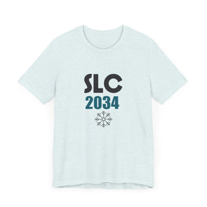 Salt Lake City 2034 Unisex Jersey Short Sleeve Tee