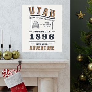 Utah Find Your Adventure Matte Vertical Posters